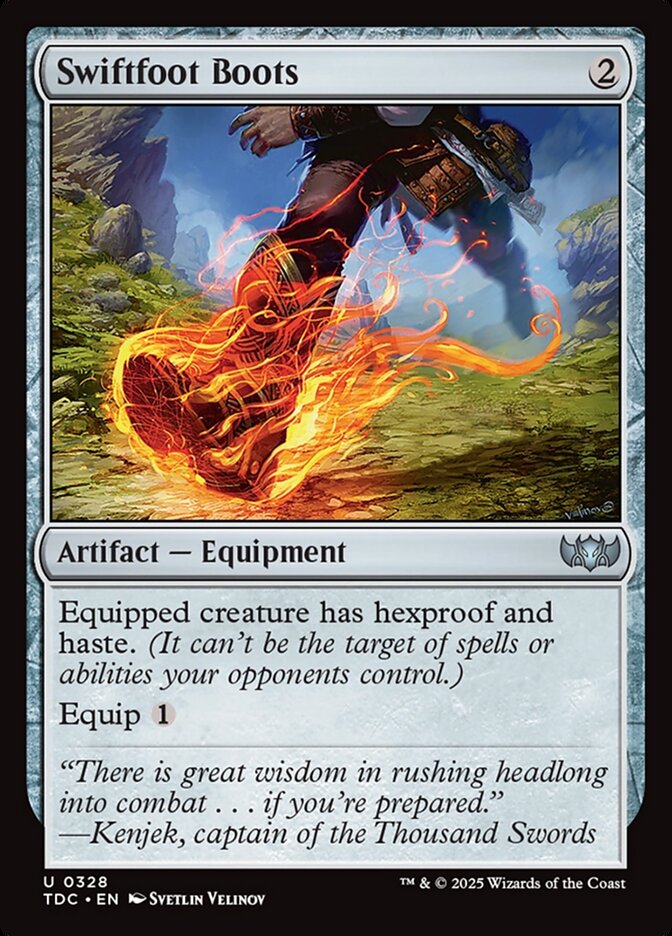 Swiftfoot Boots card front
