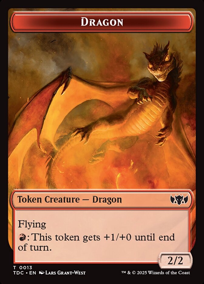 Dragon card front