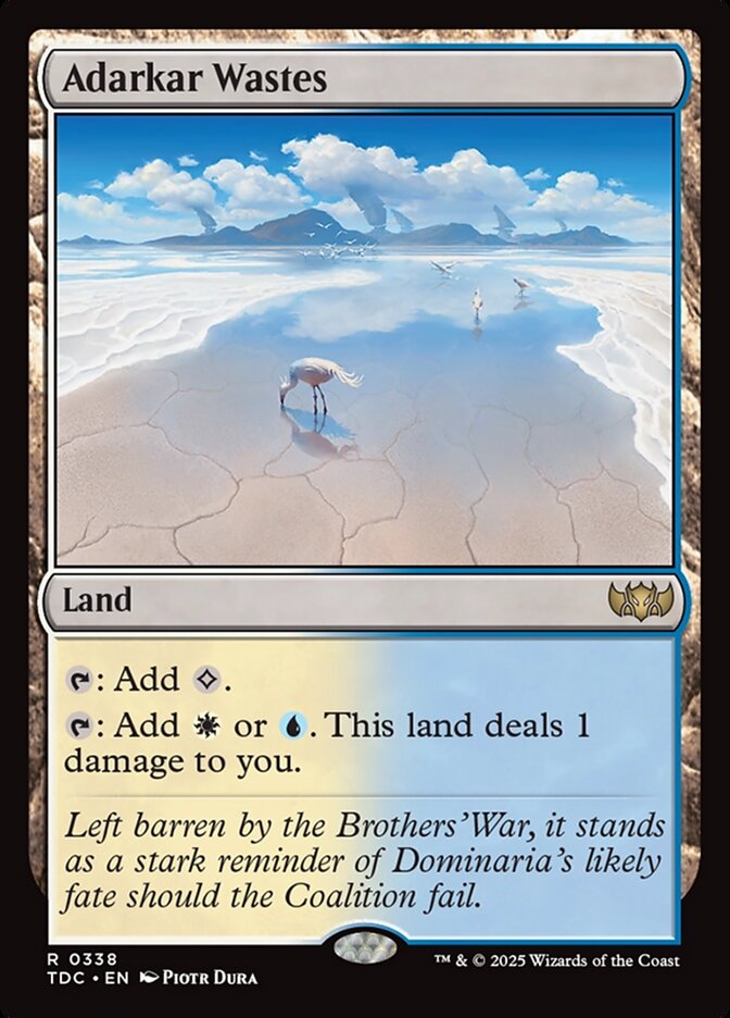 Adarkar Wastes card front