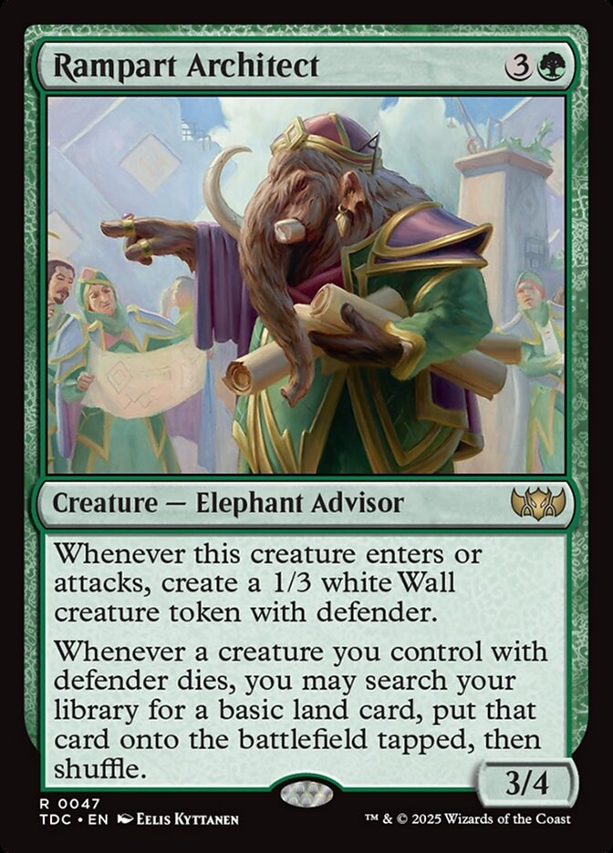 Rampart Architect card front