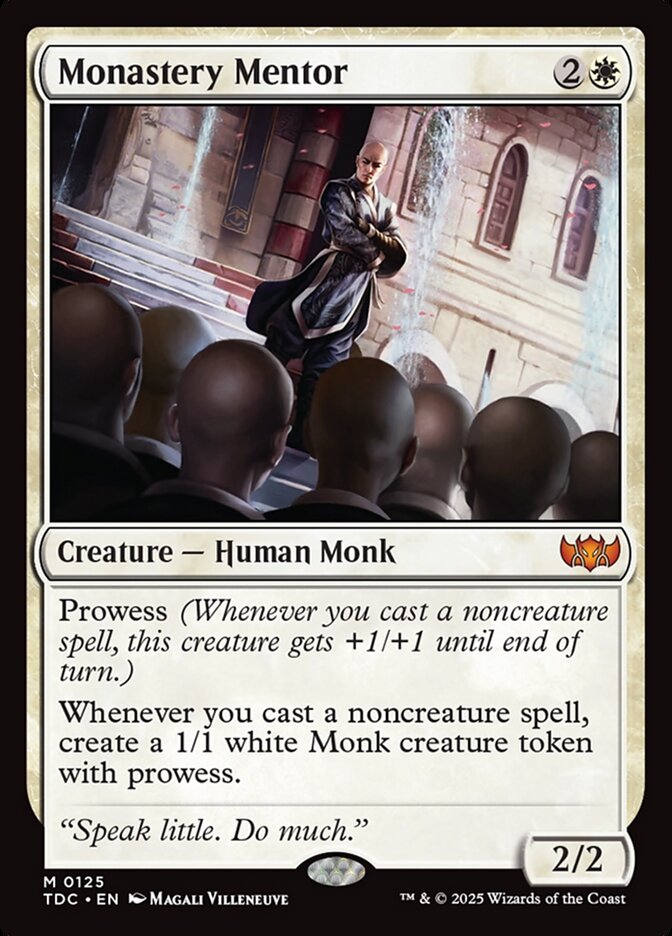 Monastery Mentor card front
