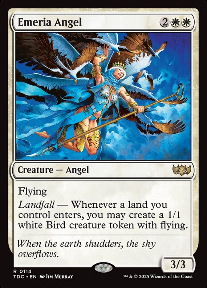 Emeria Angel card front