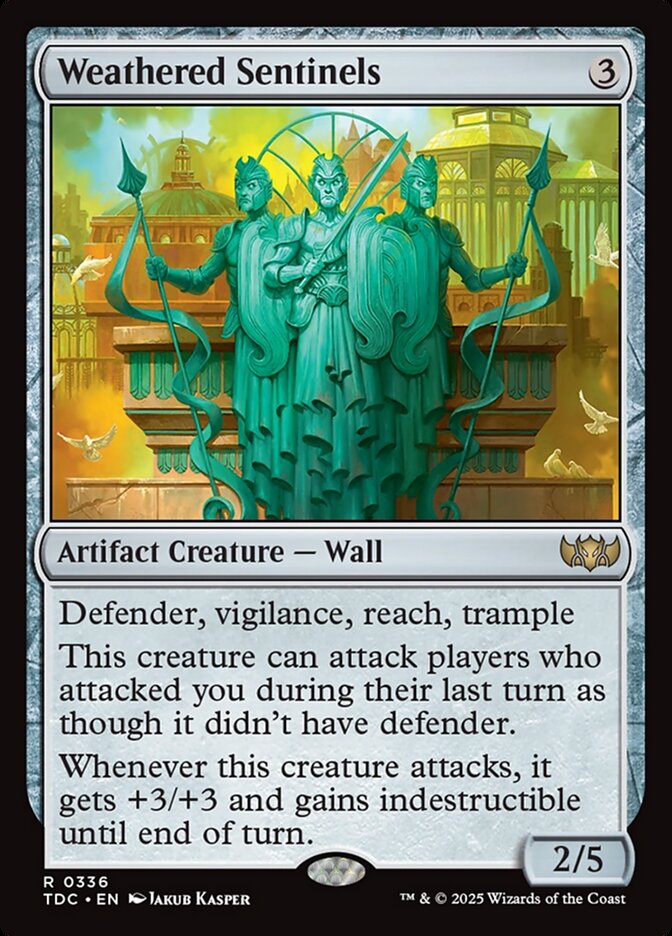 Weathered Sentinels card front