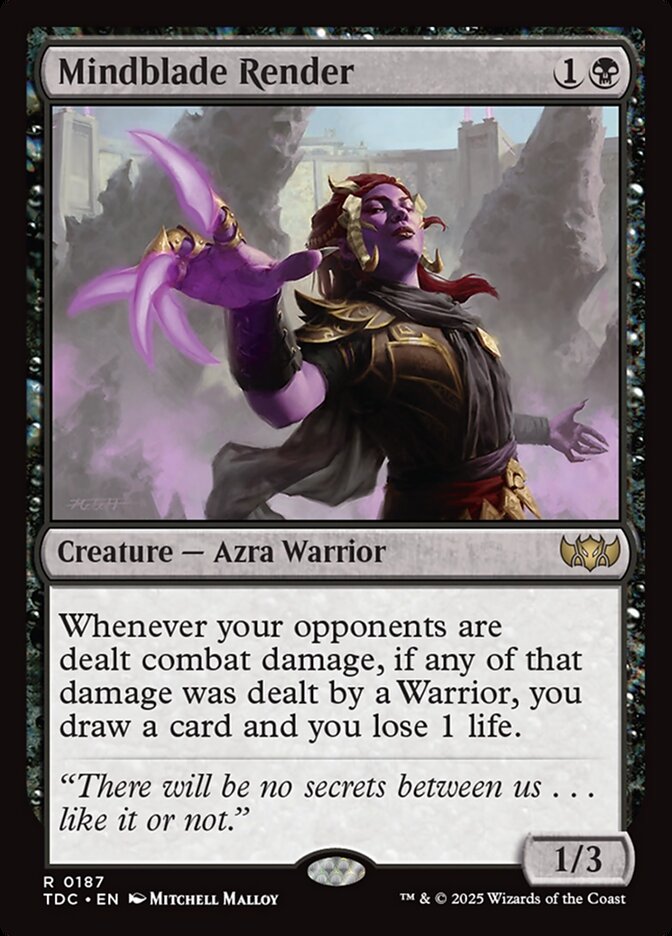 Mindblade Render card front