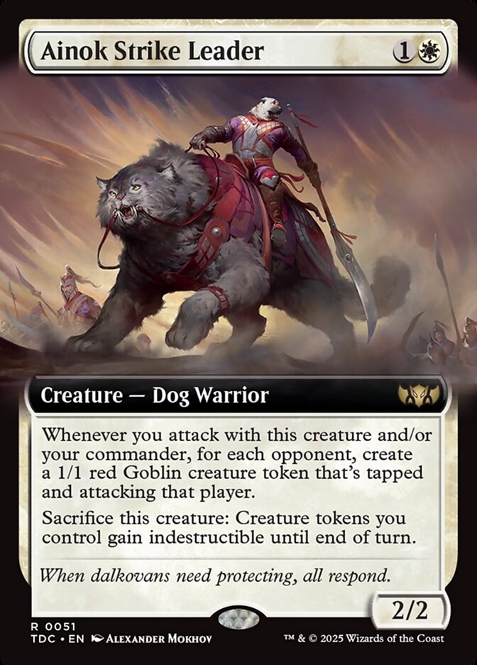 Ainok Strike Leader card front