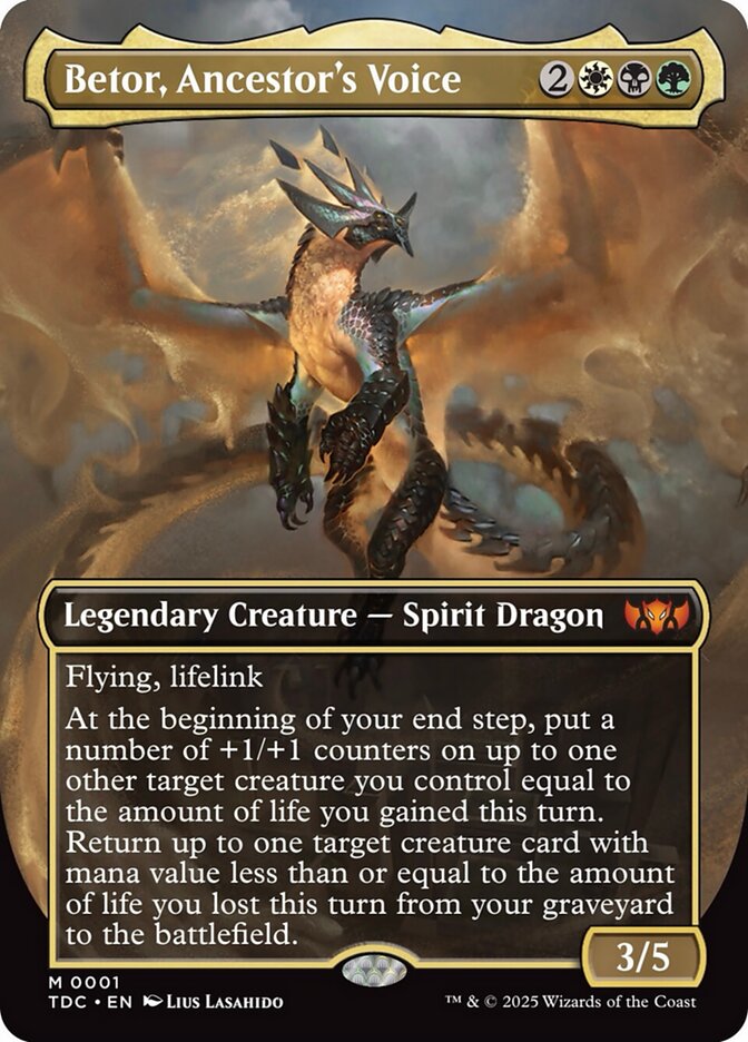 Betor, Ancestor's Voice card front