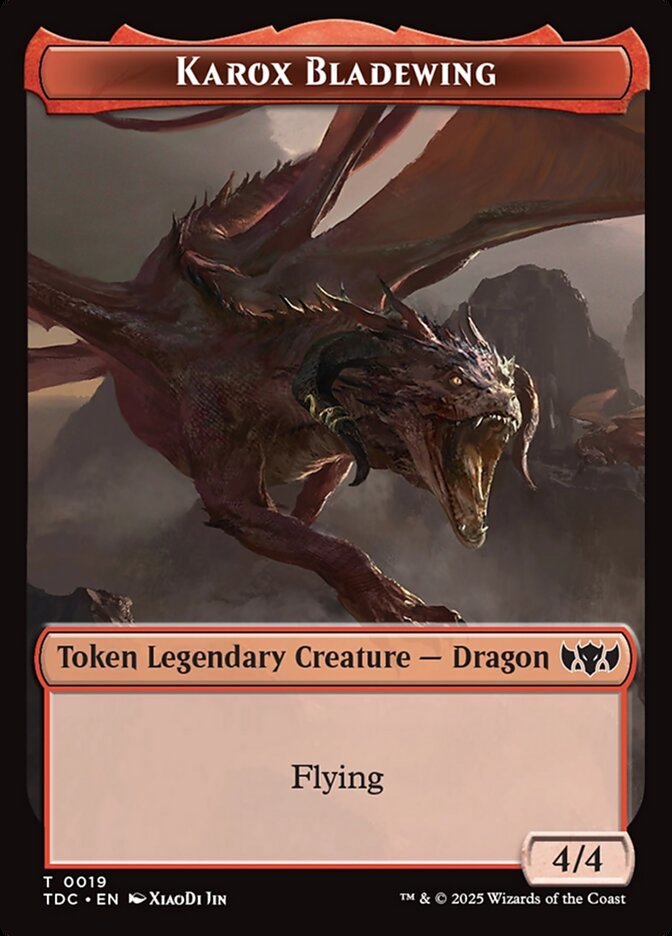 Karox Bladewing card front