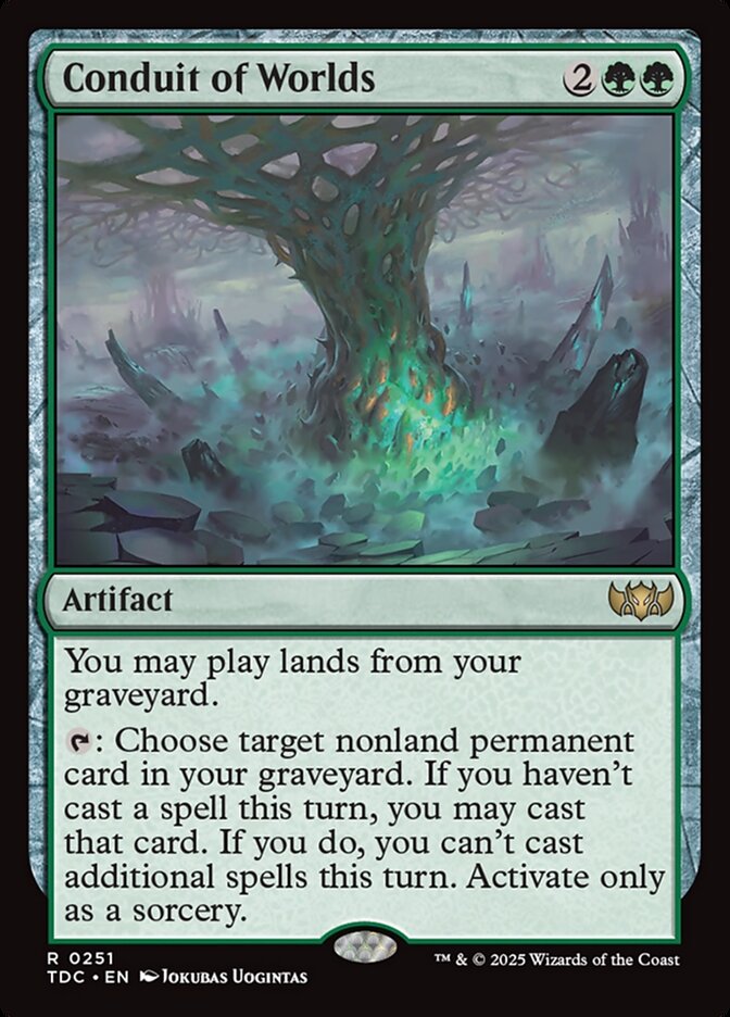 Conduit of Worlds card front