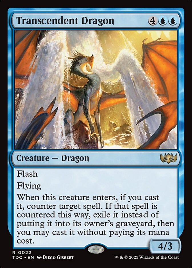 Transcendent Dragon card front