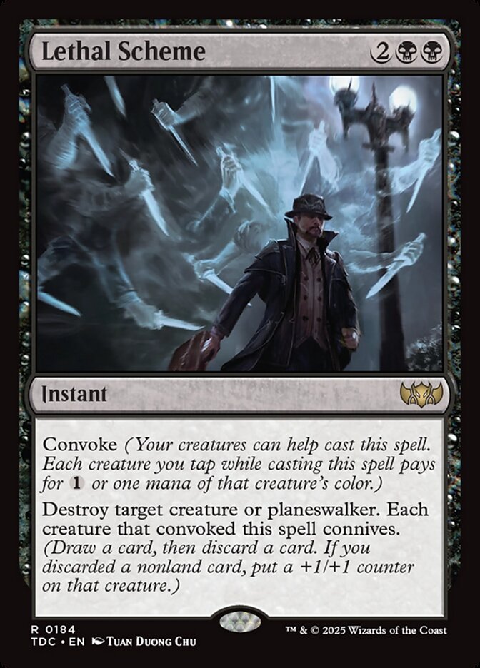 Lethal Scheme card front