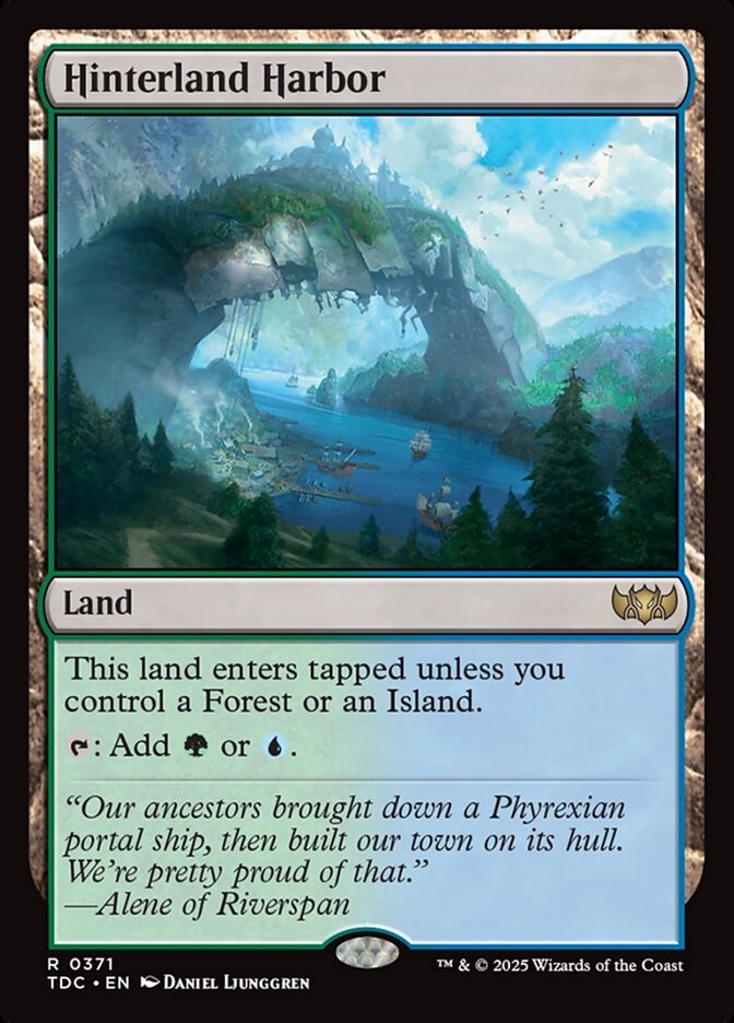 Hinterland Harbor card front