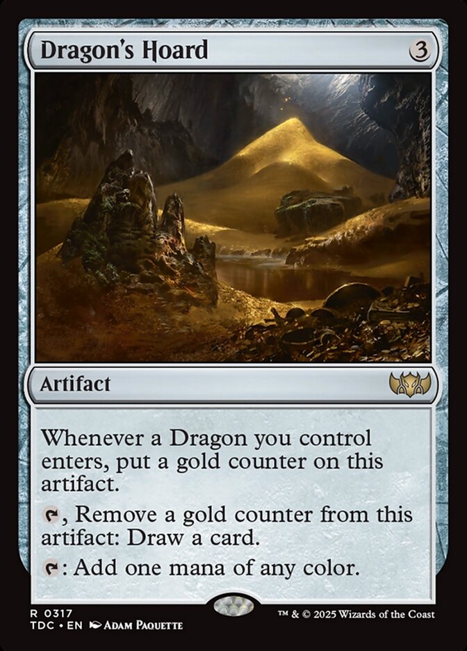 Dragon's Hoard card front