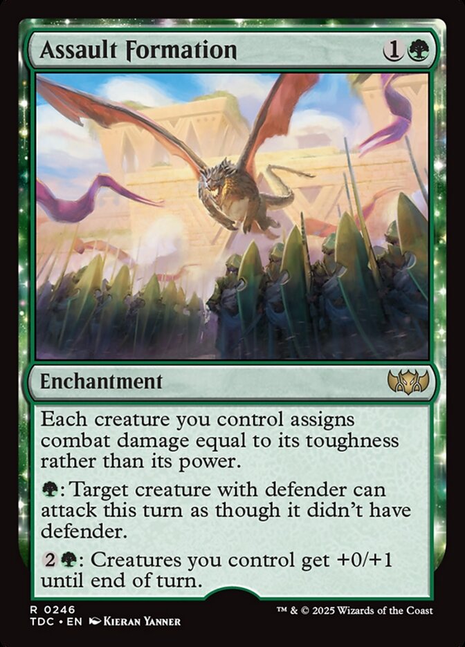 Assault Formation card front
