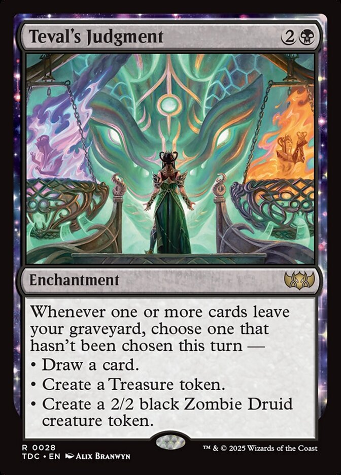 Teval's Judgment card front