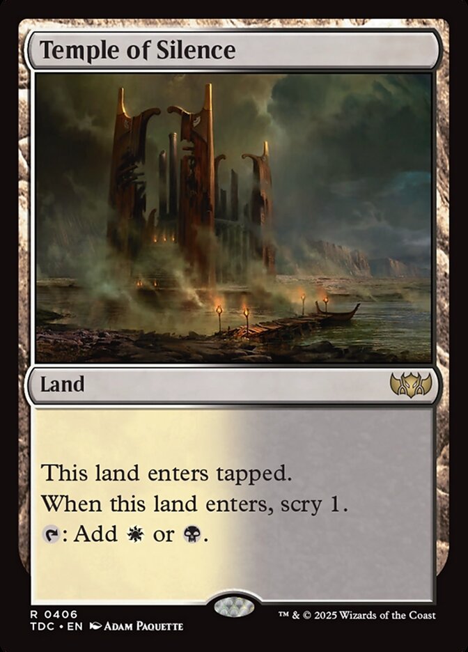 Temple of Silence card front