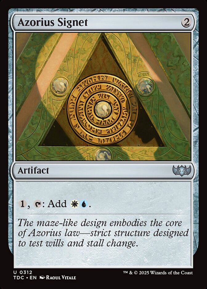 Azorius Signet card front