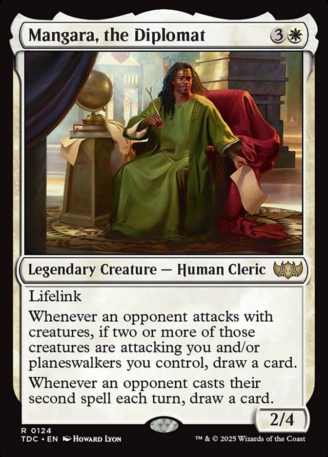 Mangara, the Diplomat card front