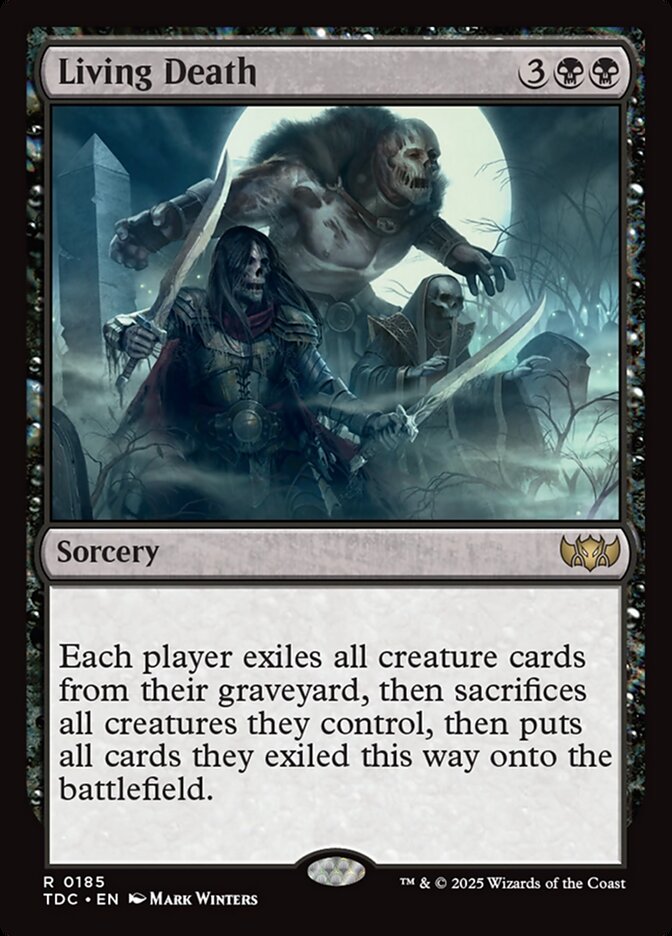 Living Death card front