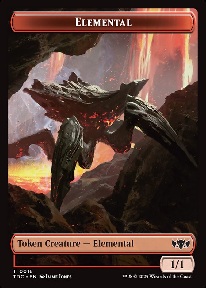 Elemental card front