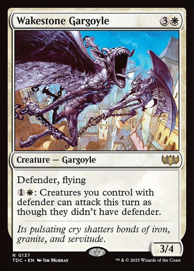 Wakestone Gargoyle card front
