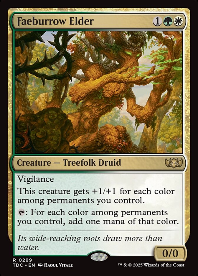Faeburrow Elder card front