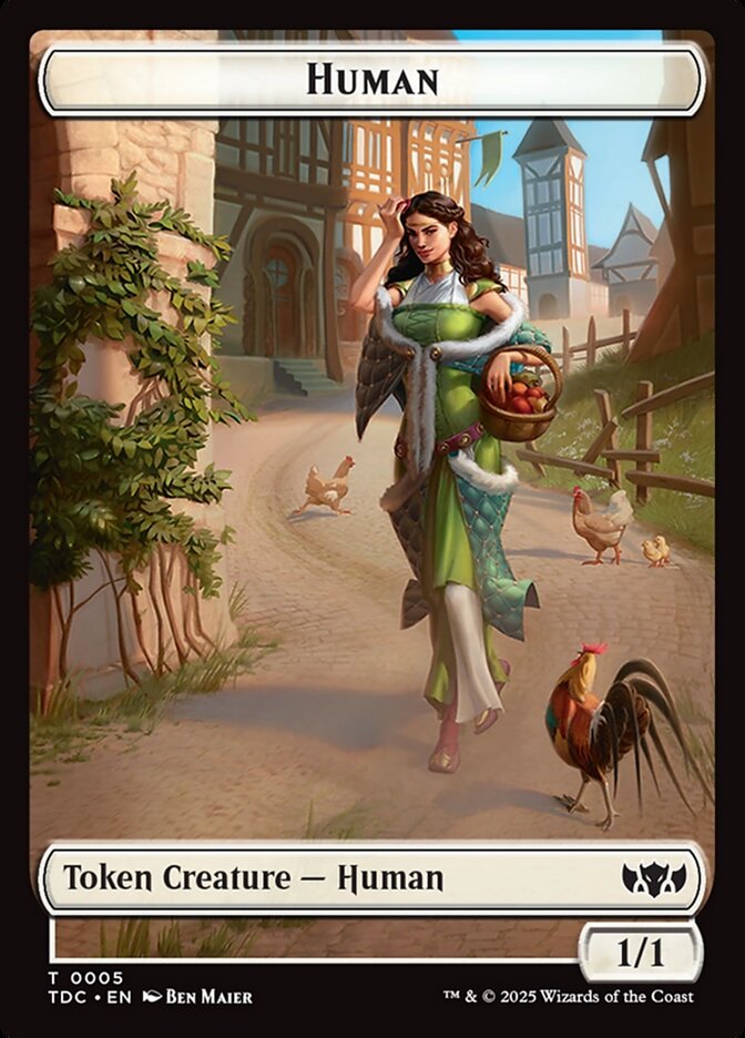 Human card front