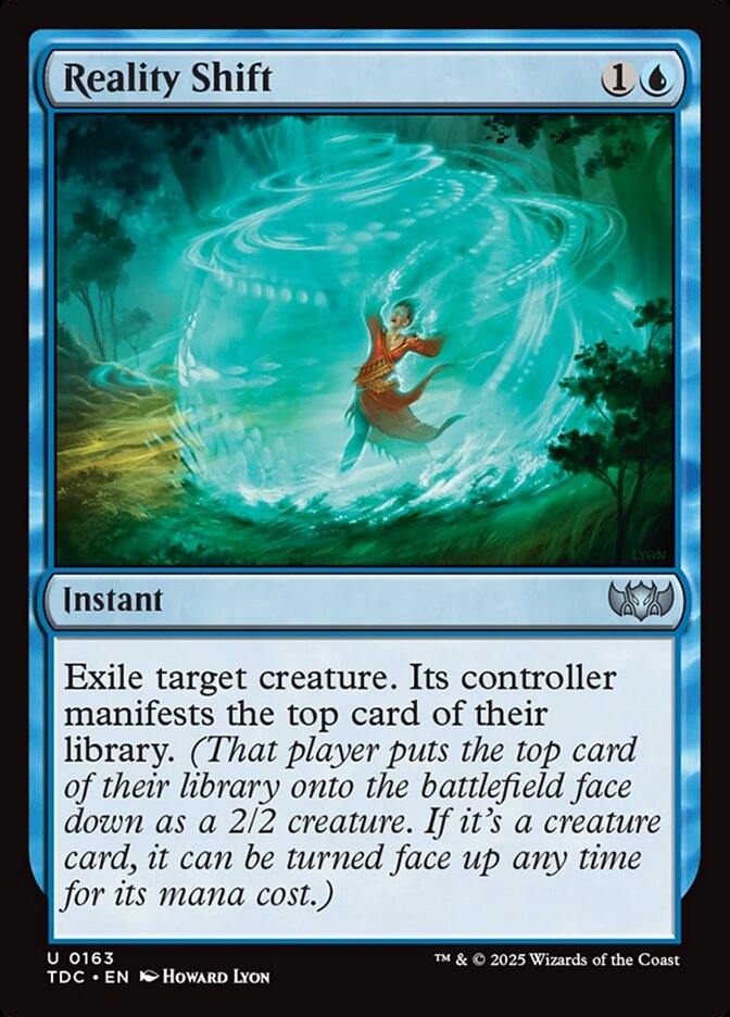 Reality Shift card front