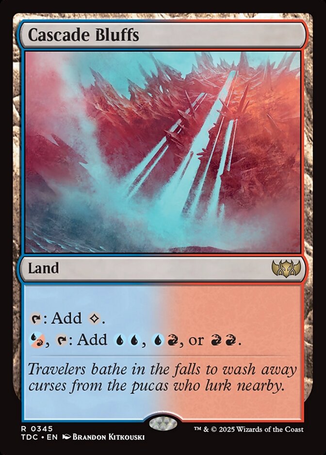 Cascade Bluffs card front