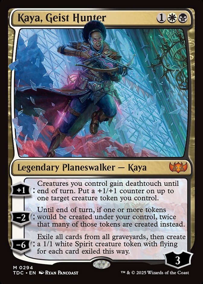 Kaya, Geist Hunter card front