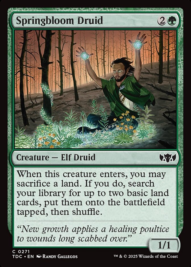 Springbloom Druid card front