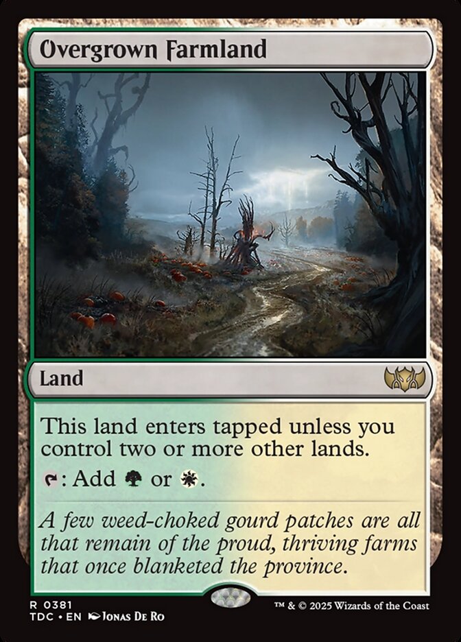 Overgrown Farmland card front