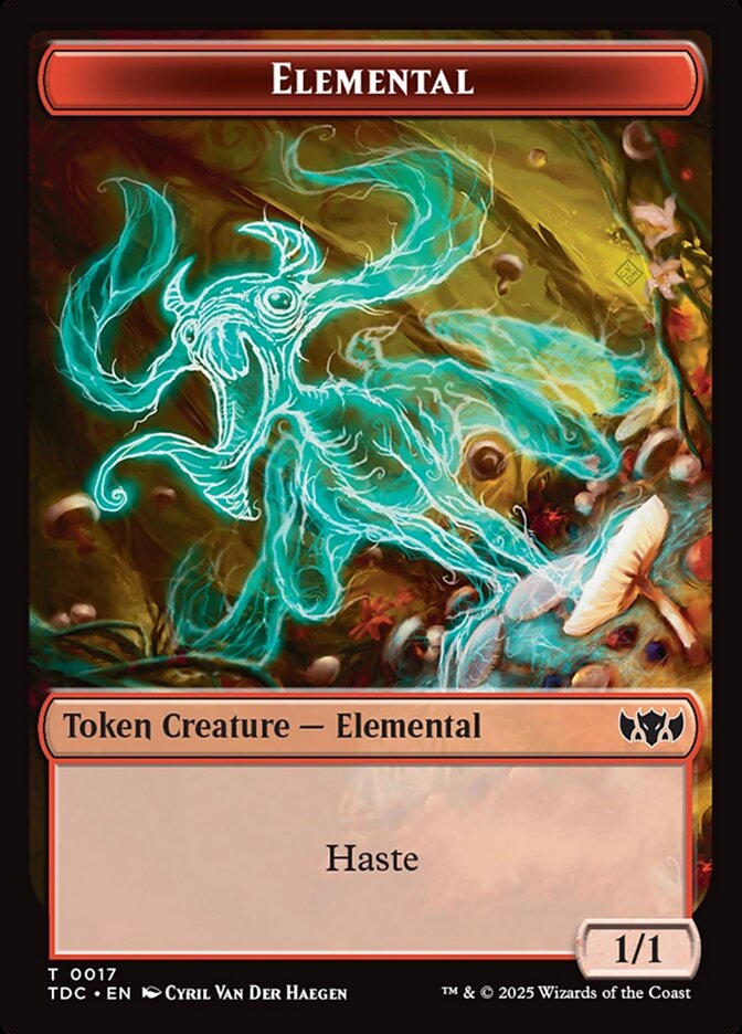 Elemental card front