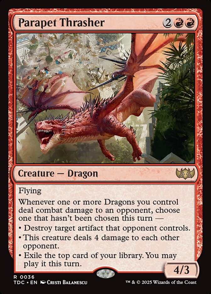 Parapet Thrasher card front