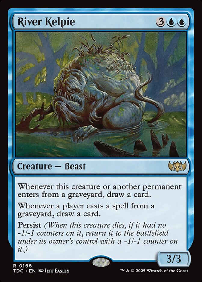 River Kelpie card front