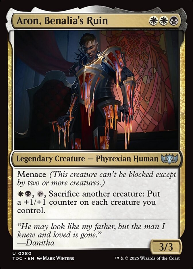 Aron, Benalia's Ruin card front