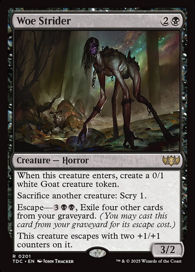 Woe Strider card front