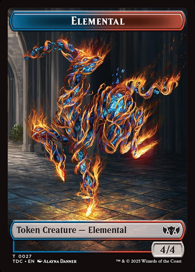 Elemental card front