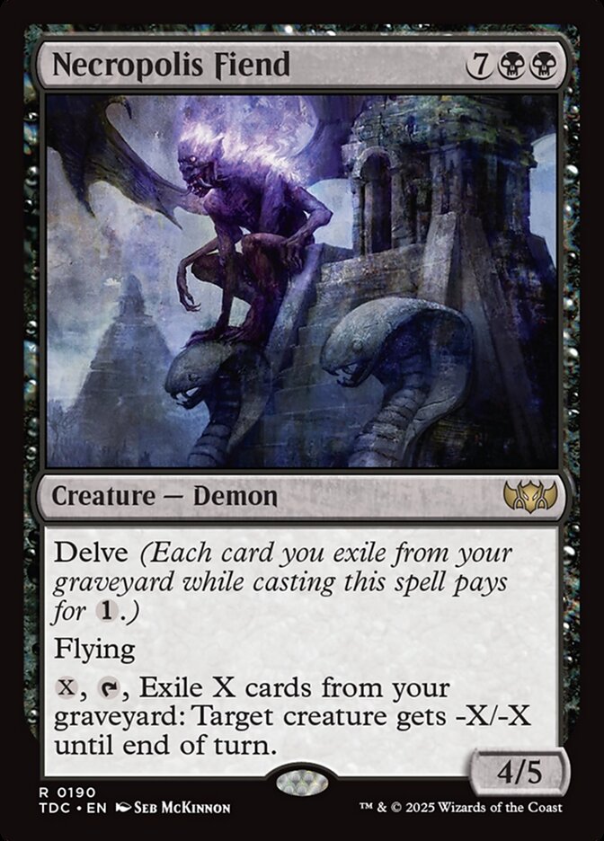 Necropolis Fiend card front