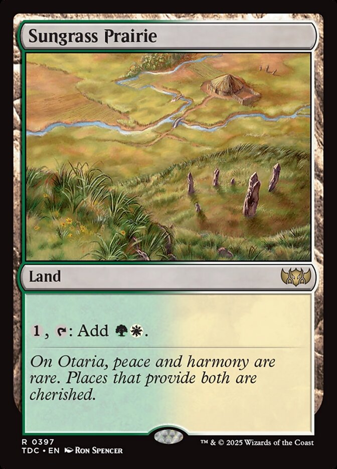 Sungrass Prairie card front