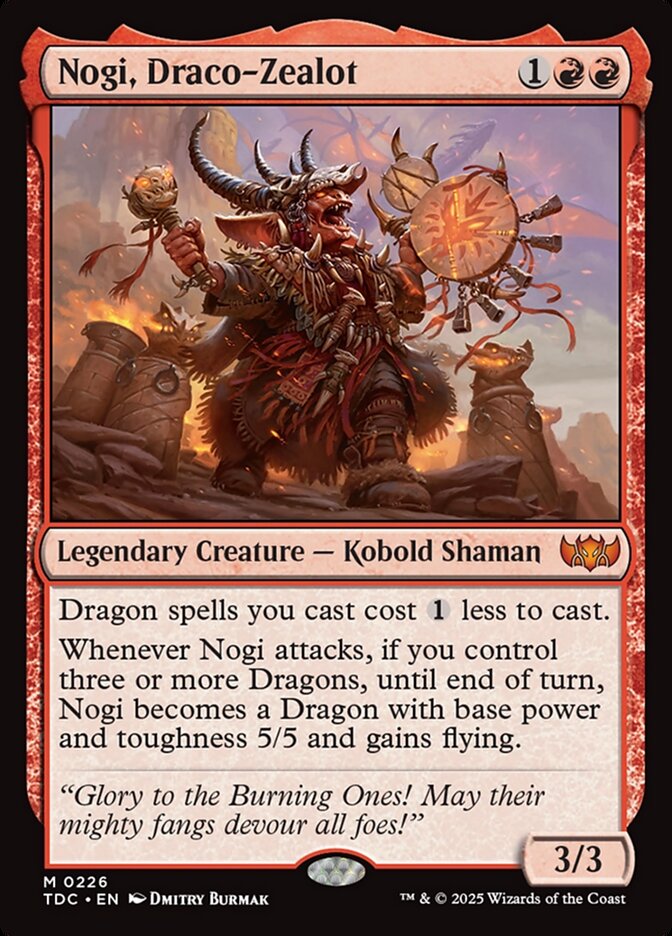 Nogi, Draco-Zealot card front