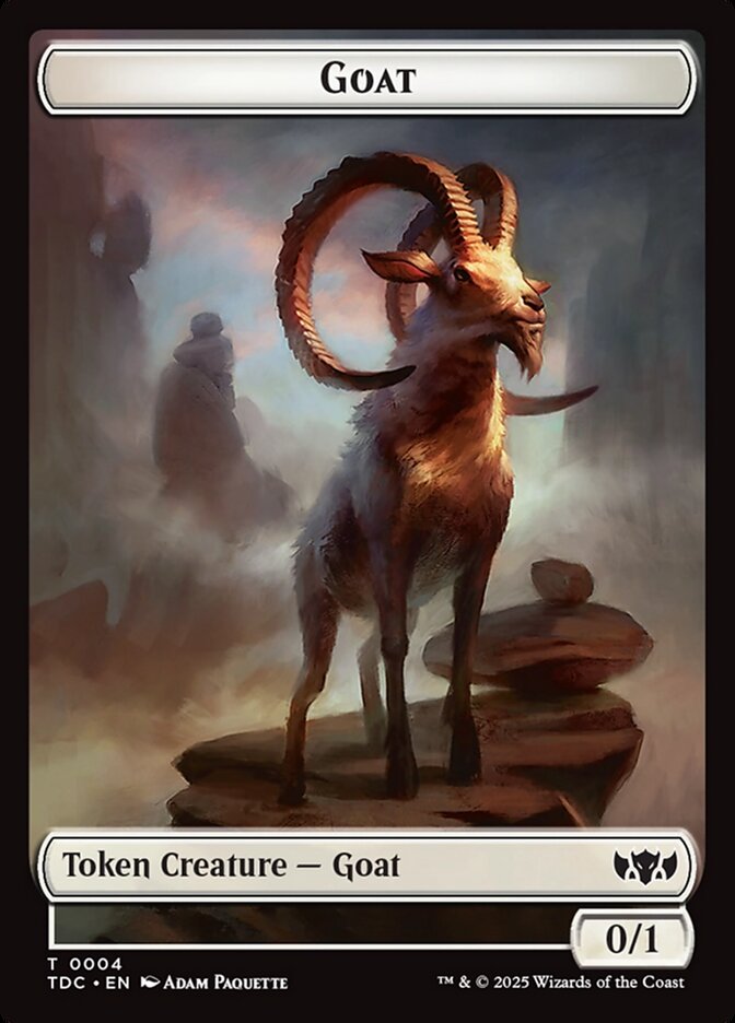 Goat card front