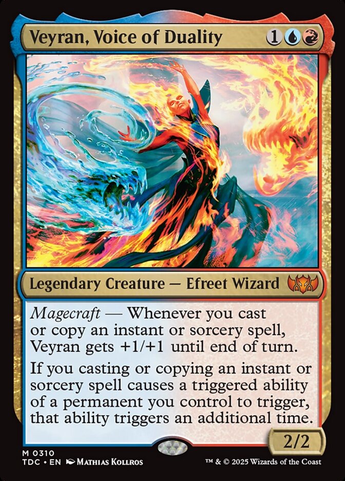 Veyran, Voice of Duality card front