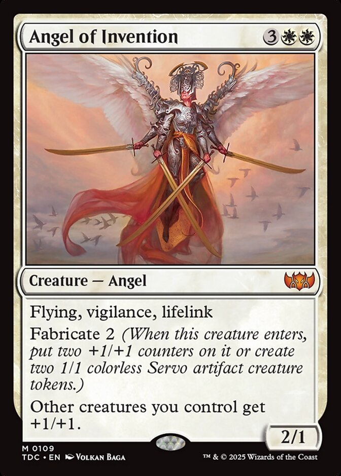 Angel of Invention card front