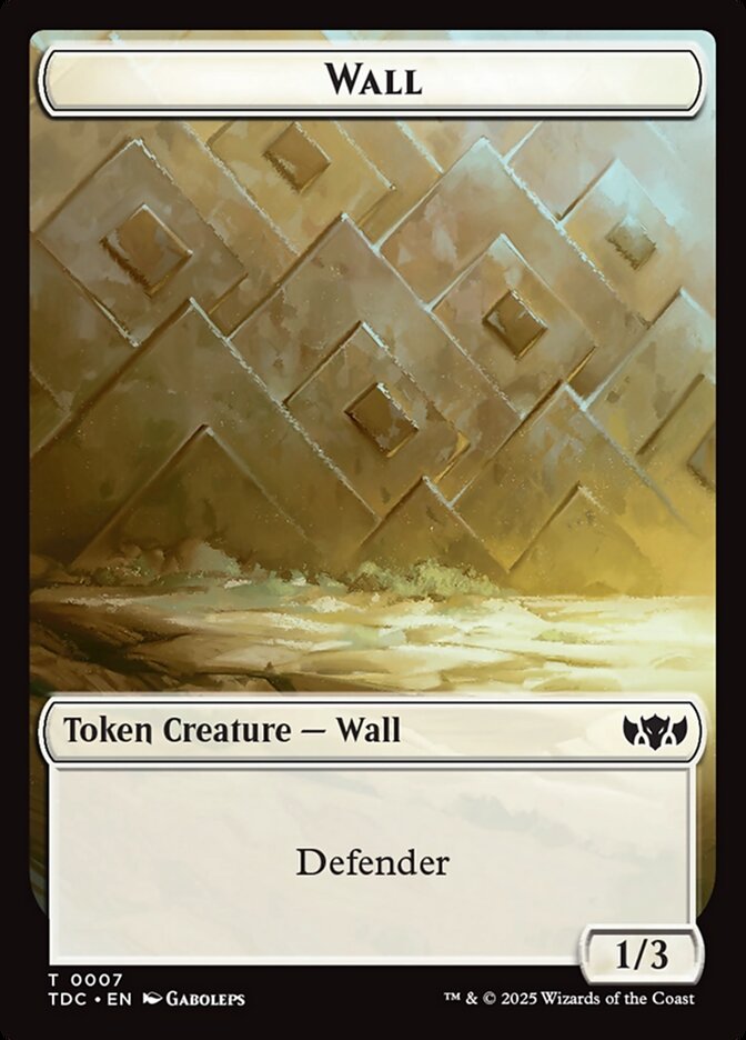 Wall card front