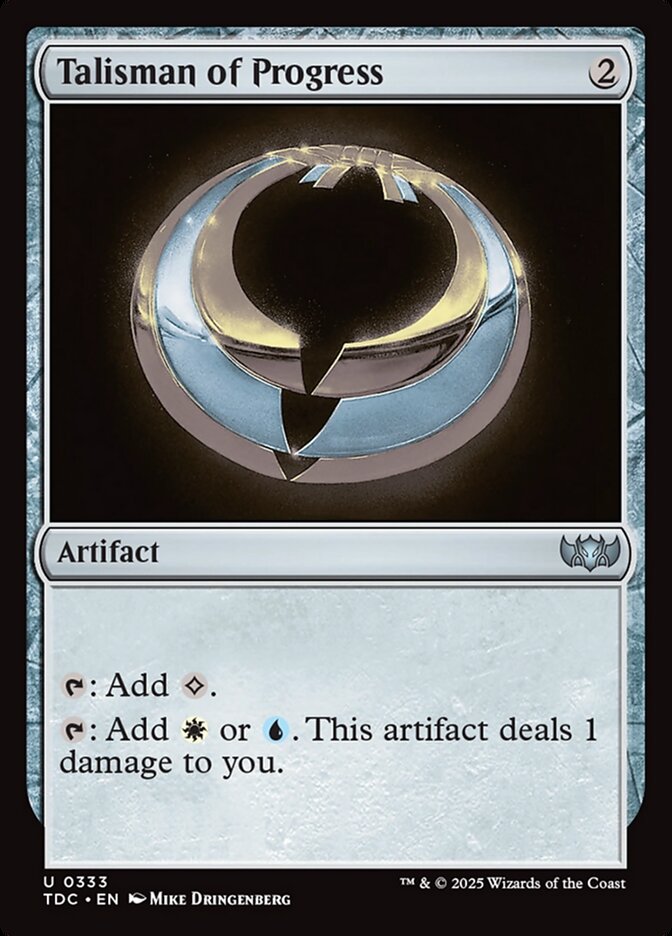 Talisman of Progress card front