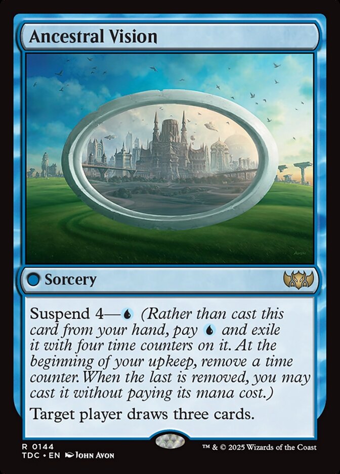 Ancestral Vision card front