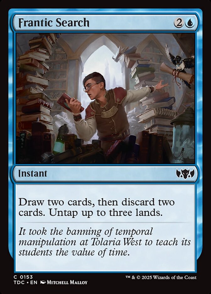 Frantic Search card front