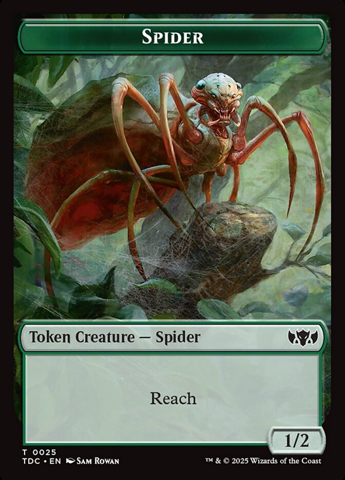 Spider card front