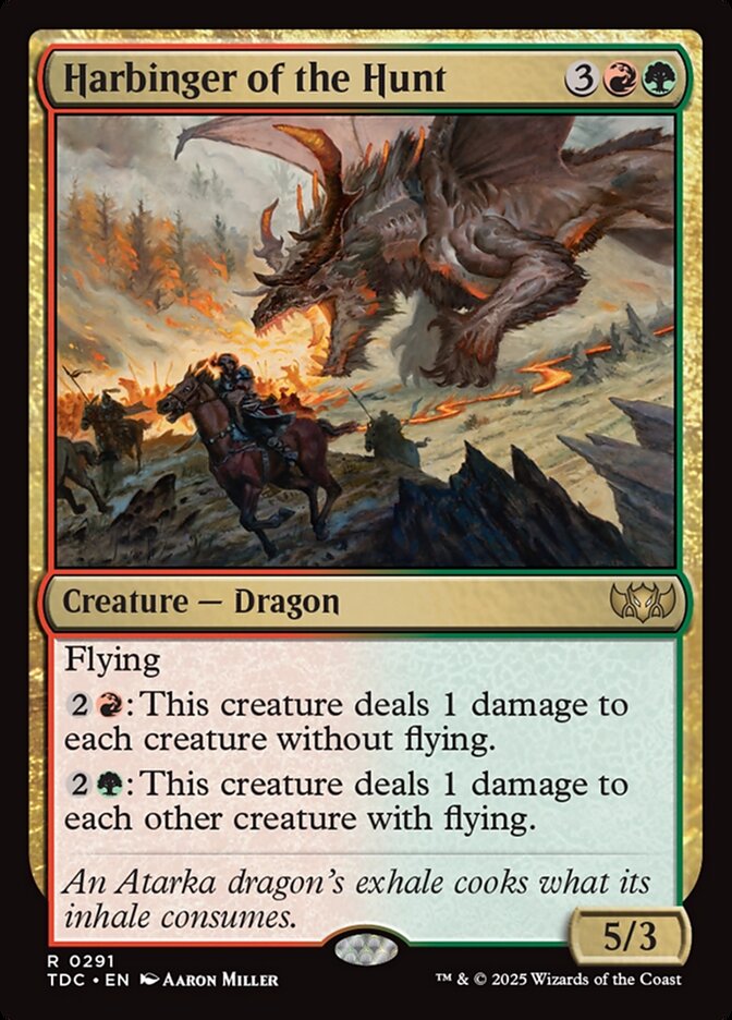 Harbinger of the Hunt card front