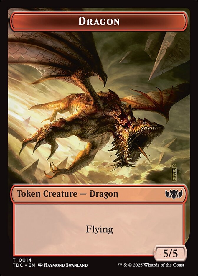 Dragon card front